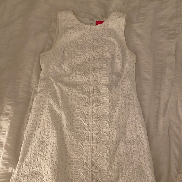 White lace shift dress, lily Pulitzer - Picture 3 of 3